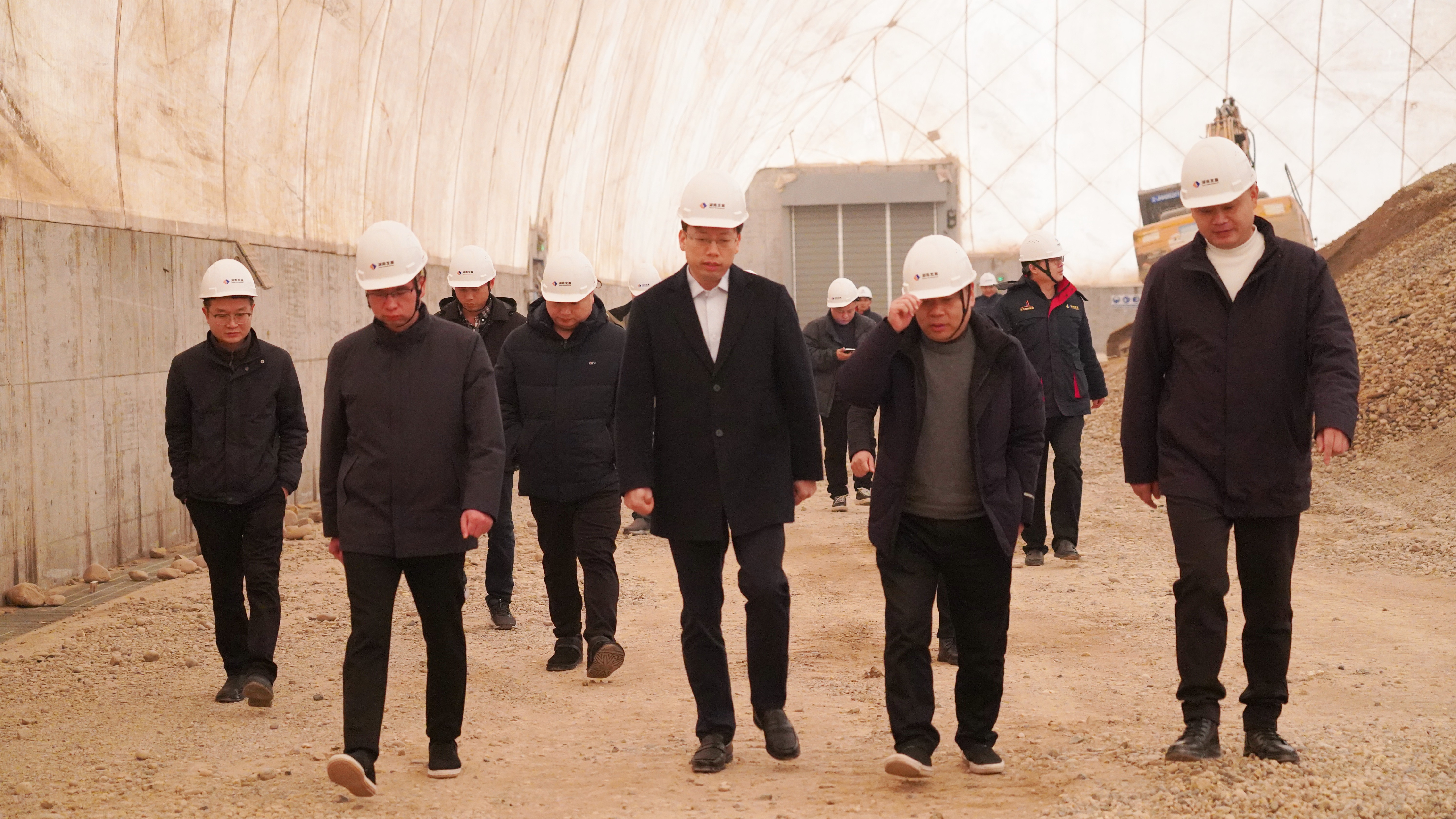 沅江市委副书记张心镜一行调研乐动(中国)机制砂和砂石集散中心项目